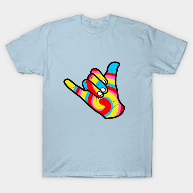 Trippy Shaka T-Shirt by PolishedDesigns